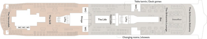 Lido Deck - Deck 12